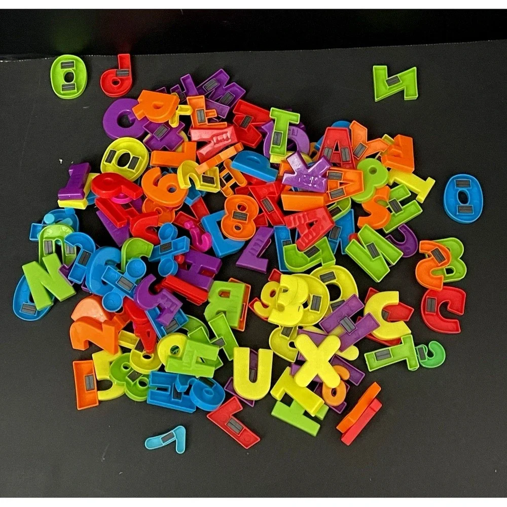 Magnet Alphabet & Number Lot w/ Carrying Case